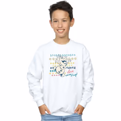 Disney - Sweat FROZEN WARM HUGS - Garçon (Blanc)