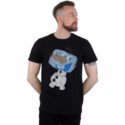 Disney - T-shirt FROZEN - Homme (Noir)