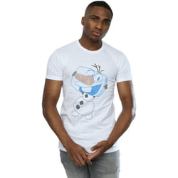 Disney - T-shirt FROZEN - Homme (Blanc)
