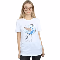 Disney - T-shirt FROZEN - Femme (Blanc)