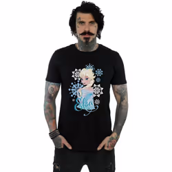 Disney - T-shirt FROZEN - Homme (Noir)