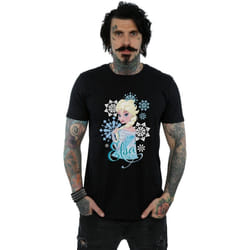 Disney - T-shirt FROZEN - Homme (Noir)