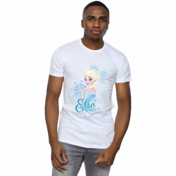 Disney - T-shirt FROZEN - Homme (Blanc)