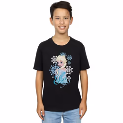 Disney - T-shirt FROZEN - Garçon (Noir)