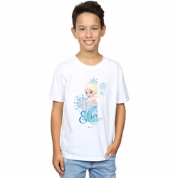 Disney - T-shirt FROZEN - Garçon (Blanc)