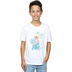 Disney - T-shirt FROZEN - Garçon (Blanc)