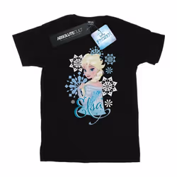 Disney - T-shirt FROZEN - Fille (Noir)