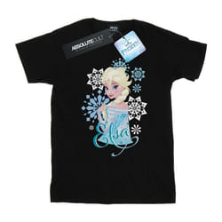 Disney - T-shirt FROZEN - Fille (Noir)