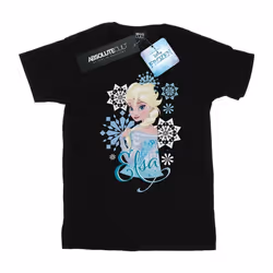 Disney - T-shirt FROZEN - Fille (Noir)