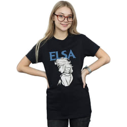 Disney - T-shirt FROZEN - Femme (Noir)