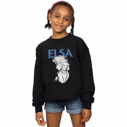 Disney - Sweat FROZEN - Fille (Noir)