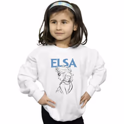 Disney - Sweat FROZEN - Fille (Blanc)