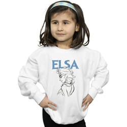 Disney - Sweat FROZEN - Fille (Blanc)
