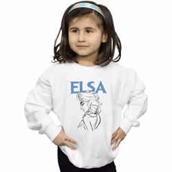Disney - Sweat FROZEN - Fille (Blanc)