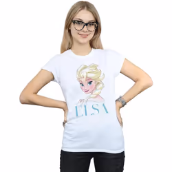 Disney - T-shirt FROZEN - Femme (Blanc)