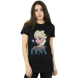 Disney - T-shirt FROZEN - Femme (Noir)