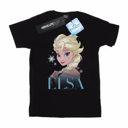Disney - T-shirt FROZEN - Fille (Noir)