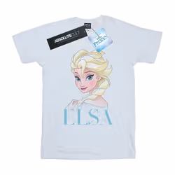 Disney - T-shirt FROZEN - Fille (Blanc)