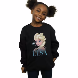 Disney - Sweat FROZEN - Fille (Noir)