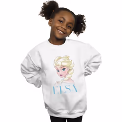 Disney - Sweat FROZEN - Fille (Blanc)