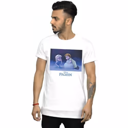 Disney - T-shirt FROZEN BUILD A SNOWMAN - Homme (Blanc)