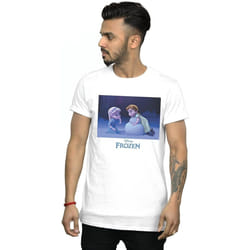 Disney - T-shirt FROZEN BUILD A SNOWMAN - Homme (Blanc)