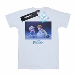 Disney - T-shirt FROZEN BUILD A SNOWMAN - Fille (Blanc)