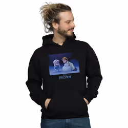 Disney - Sweat à capuche FROZEN BUILD A SNOWMAN - Homme (Noir)