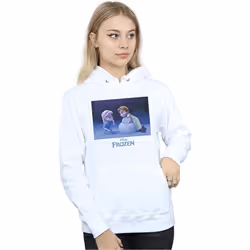 Disney - Sweat à capuche FROZEN BUILD A SNOWMAN - Femme (Blanc)