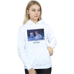 Disney - Sweat à capuche FROZEN BUILD A SNOWMAN - Femme (Blanc)