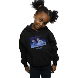 Disney - Sweat à capuche FROZEN BUILD A SNOWMAN - Fille (Noir)