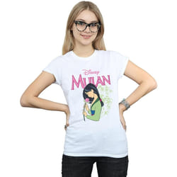 Disney - T-shirt - Femme (Blanc)