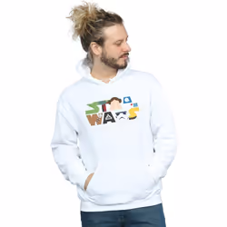 Star Wars - Sweat à capuche - Homme (Blanc)