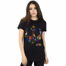 Star Wars - T-shirt - Femme (Noir)