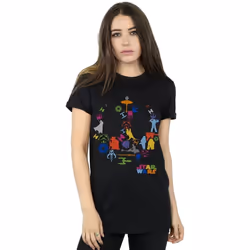 Star Wars - T-shirt - Femme (Noir)