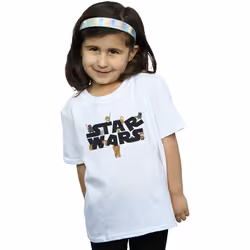 Star Wars - T-shirt KIDDIE - Fille (Blanc)
