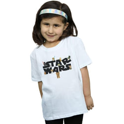 Star Wars - T-shirt KIDDIE - Fille (Blanc)
