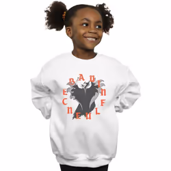 Disney - Sweat BAD INFLUENCE - Fille (Blanc)