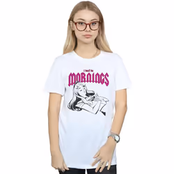 Disney - T-shirt SLEEPING BEAUTY DON'T DO MORNINGS - Femme (Blanc)