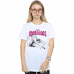 Disney - T-shirt SLEEPING BEAUTY DON'T DO MORNINGS - Femme (Blanc)