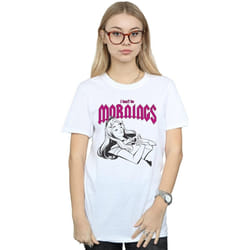 Disney - T-shirt SLEEPING BEAUTY DON'T DO MORNINGS - Femme (Blanc)