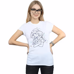 Disney - T-shirt - Femme (Blanc)