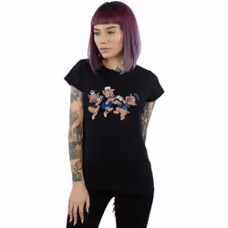 Disney - T-shirt HAVING FUN - Femme (Noir)