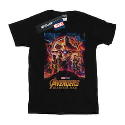 Marvel - T-shirt AVENGERS INFINITY WAR - Homme (Noir)