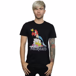 Disney - T-shirt THE LITTLE MERMAID SEA FRIEND - Homme (Noir)