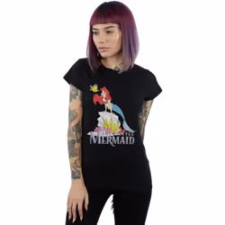 Disney - T-shirt THE LITTLE MERMAID SEA FRIEND - Femme (Noir)