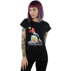 Disney - T-shirt THE LITTLE MERMAID SEA FRIEND - Femme (Noir)