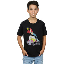 Disney - T-shirt THE LITTLE MERMAID SEA FRIEND - Garçon (Noir)