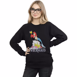 Disney - Sweat THE LITTLE MERMAID SEA FRIEND - Femme (Noir)