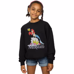 Disney - Sweat THE LITTLE MERMAID SEA FRIEND - Fille (Noir)